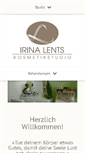 Mobile Screenshot of irina-lents.de